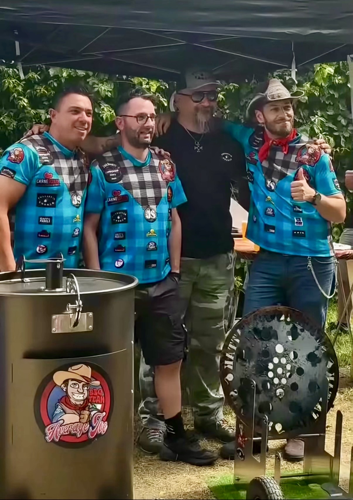 Average Joe BBQ Team — Carlo, Alex, Gigi e Gianluca in gara