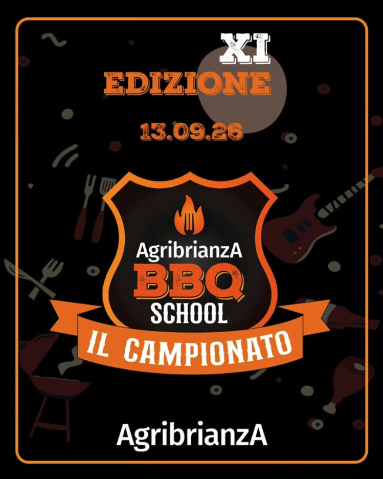 Locandina della XI edizione del Campionato Agri Brianza BBQ School